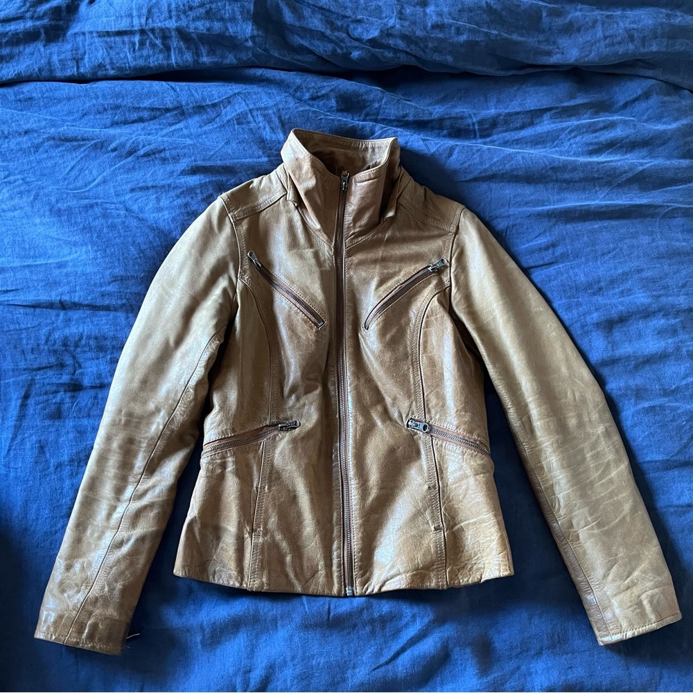L’Aurore Leather Jacket